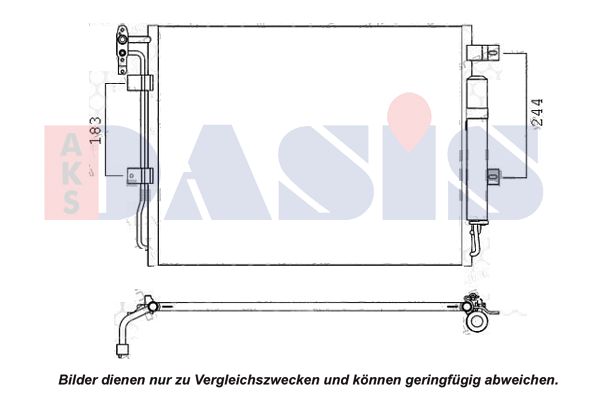 AKS DASIS Kondensaator,kliimaseade 022006N